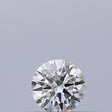 0.19 carat Round diamond E VVS2 Excellent