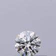 0.19 carat Round diamond F IF Excellent