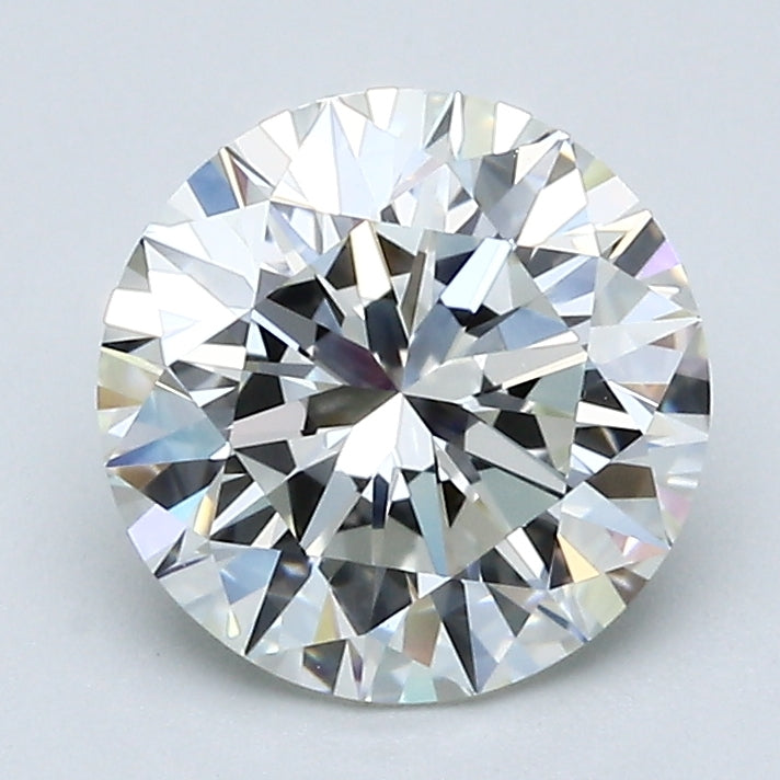 2.01 carat Round diamond J  VVS2 Excellent