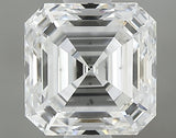 0.83 carat Asscher diamond E VS2 