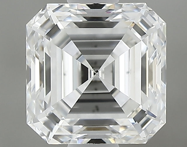 0.83 carat Asscher diamond E VS2 
