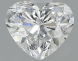 0.83 carat Heart diamond D SI2 