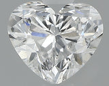 0.83 carat Heart diamond D SI2 