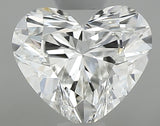 0.61 carat Heart diamond H IF 