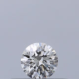 0.19 carat Round diamond F VVS1 Excellent