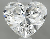 0.81 carat Heart diamond F SI1 
