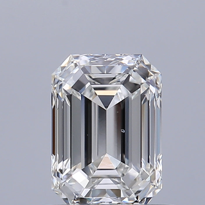 0.72 carat Emerald diamond F VS2 