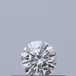 0.19 carat Round diamond D VVS1 Excellent