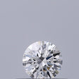 0.21 carat Round diamond D IF Excellent