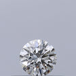 0.21 carat Round diamond E VVS1 Excellent