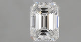0.29 carat Emerald diamond E VS2 
