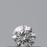 0.18 carat Round diamond E  VVS2 Excellent