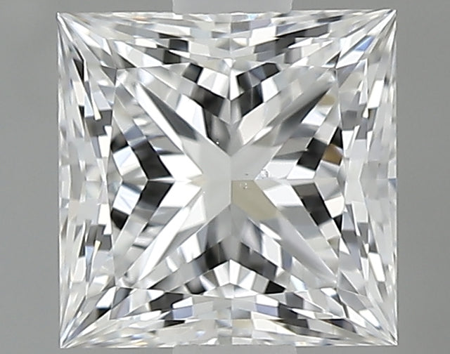 0.81 carat Princess diamond D VS2 