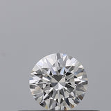 0.25 carat Round diamond E VVS1 Excellent