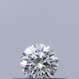0.19 carat Round diamond D VVS1 Excellent