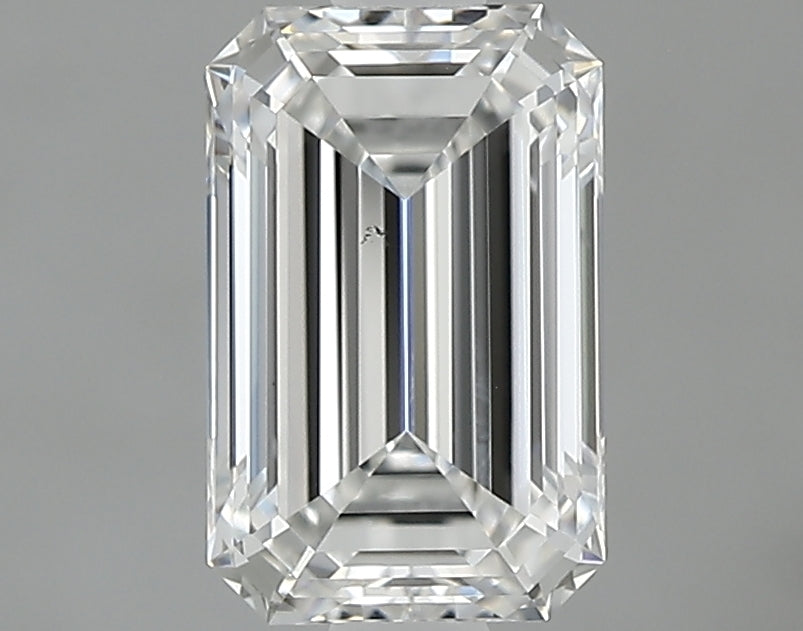 1.00 carat Emerald diamond F SI2 