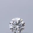0.19 carat Round diamond E VVS2 Excellent