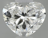0.50 carat Heart diamond H VVS2 