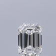 0.36 carat Emerald diamond E VVS1 