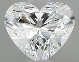 0.63 carat Heart diamond F VS2 