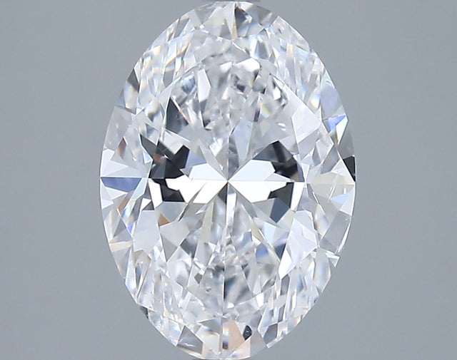 3.01 carat Oval diamond D SI2 VeryGood