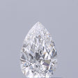 0.39 carat Pear diamond D VVS1 