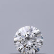 0.26 carat Round diamond E VVS1 Excellent
