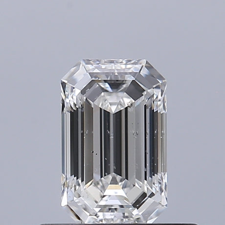 0.52 carat Emerald diamond E SI2 