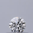 0.21 carat Round diamond E VVS2 Excellent