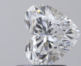 0.90 carat Heart diamond D SI2 