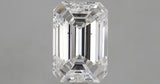 2.70 carat Emerald diamond D SI1 