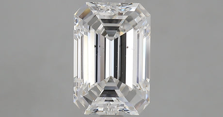2.70 carat Emerald diamond D SI1 