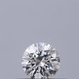 0.18 carat Round diamond E IF Excellent