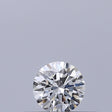 0.18 carat Round diamond E VVS2 Excellent