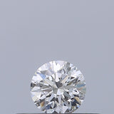 0.21 carat Round diamond D VVS1 Excellent
