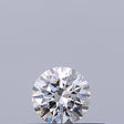 0.21 carat Round diamond D IF Excellent